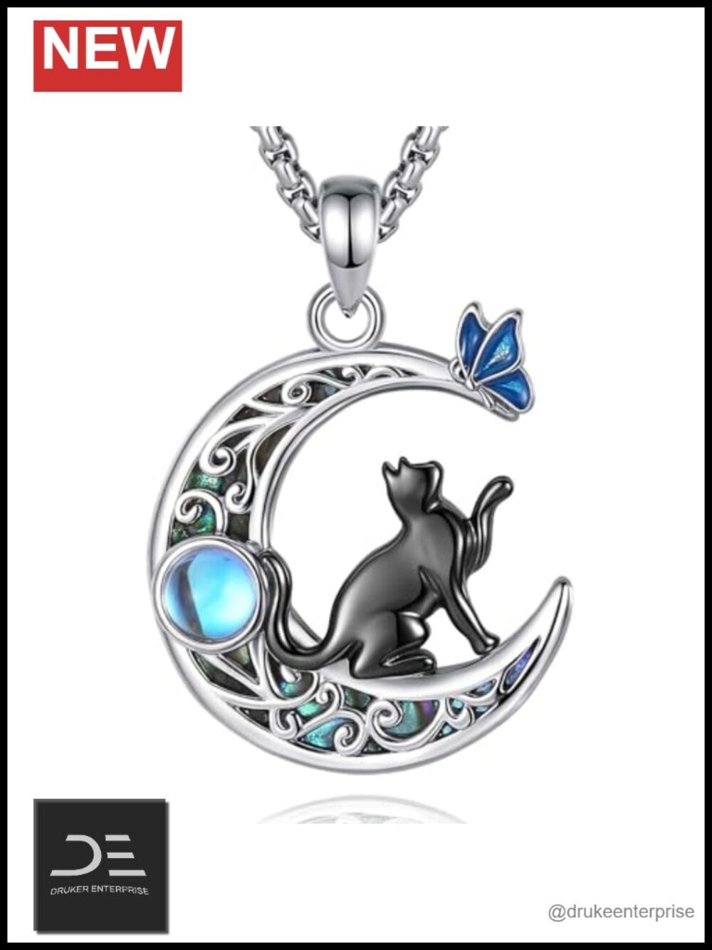 925 Sterling Silver Animal Necklaces Elephant Sea Turtle Highland Cow Pendant
